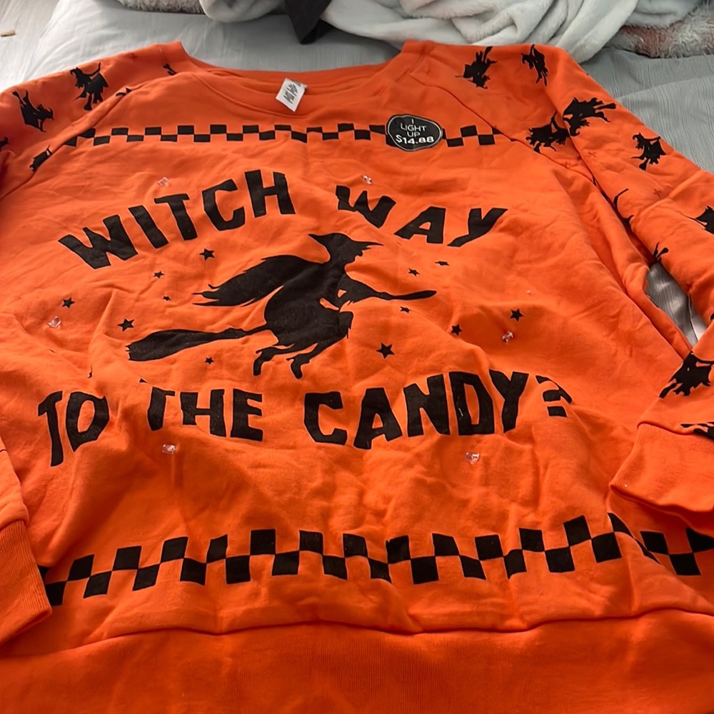 Halloween light up sweater
